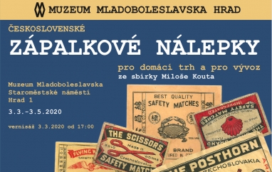 Výstava - Československé zápalkové nálepky
