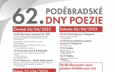 62. Poděbradské dny poezie | Divadlo Na Kovárně Poděbrady