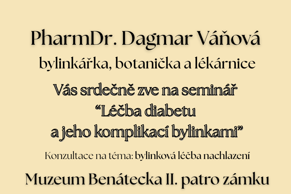 Setkání s bylinkářkou: léčba diabetu | Muzeum Benátecka
