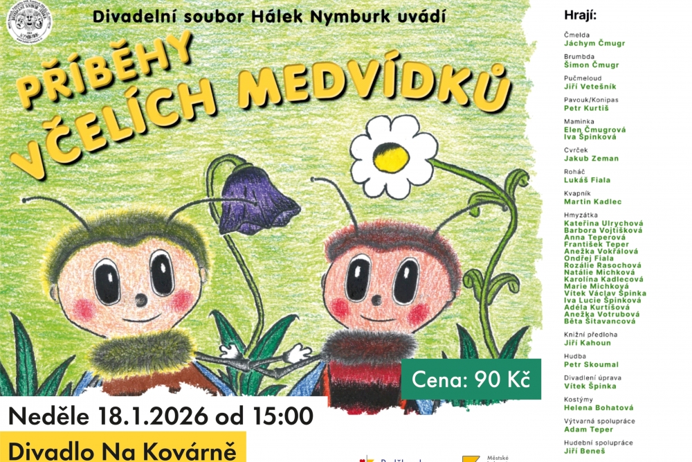 Příběhy včelích medvídků | Divadlo Na&nbsp;Kovárně Poděbrady