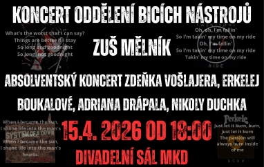 15. duben zazní náš buben | Mělnické kulturní centrum