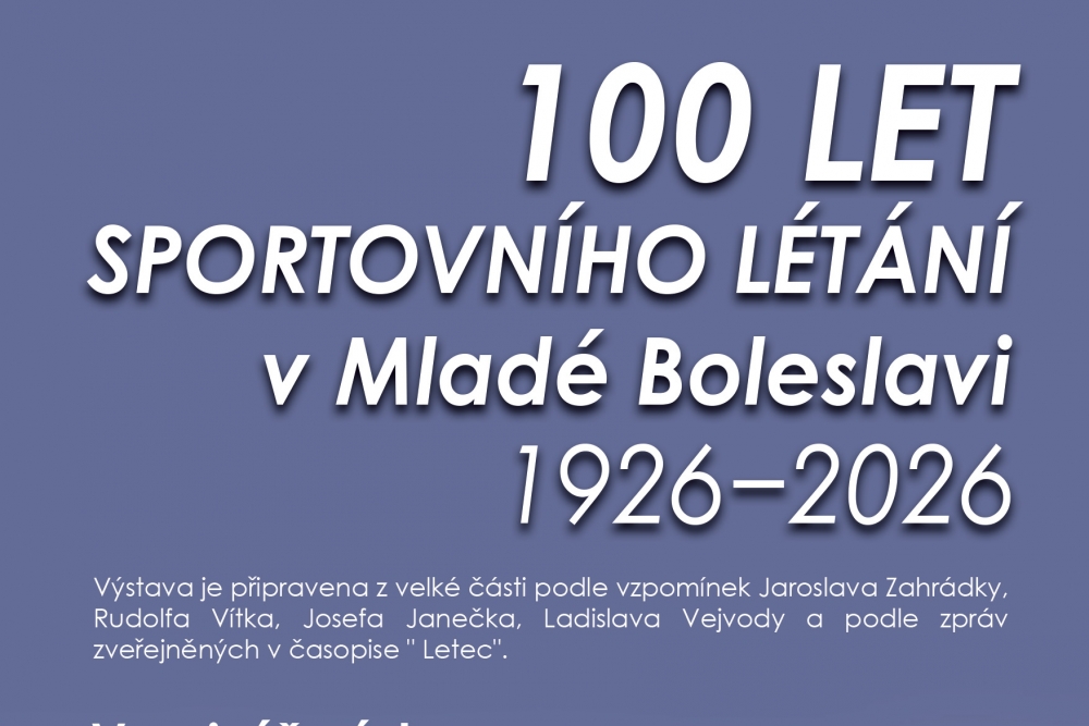 100 let sportovního létání v&nbsp;Mladé Boleslavi