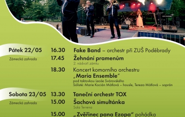Zahájení Poděbradského kulturního léta - zahájení lázeňské sezóny | Městské kulturní centrum Poděbrady