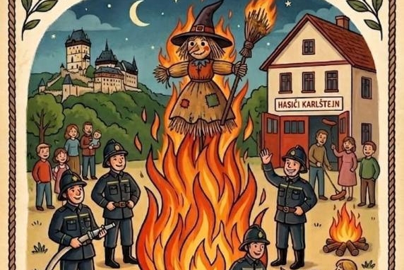 Pálení čarodějnic 2026 | Městys Karlštejn
